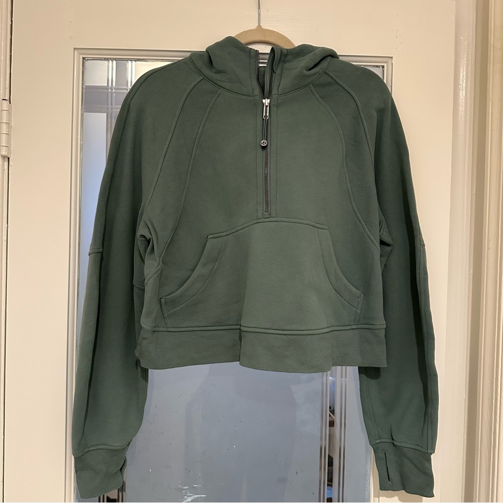Lululemon Scuba Half-zip in Tidewater Teal